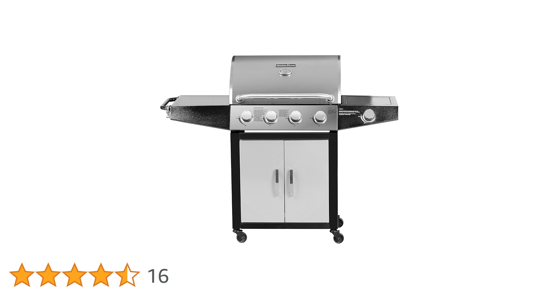 Amazon.co.jp: MASTER COOK アウトドア プロパンガスグリル 4バーナー Amazon.co.jp: MASTER COOK アウトドア プロパンガスグリル 4バーナー